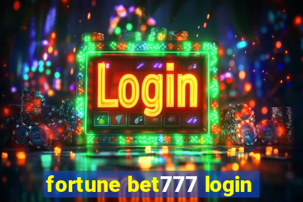 fortune bet777 login